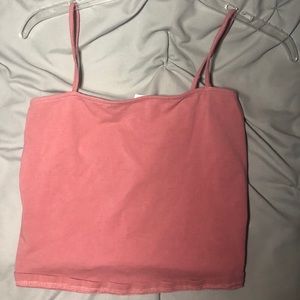 Pink crop top